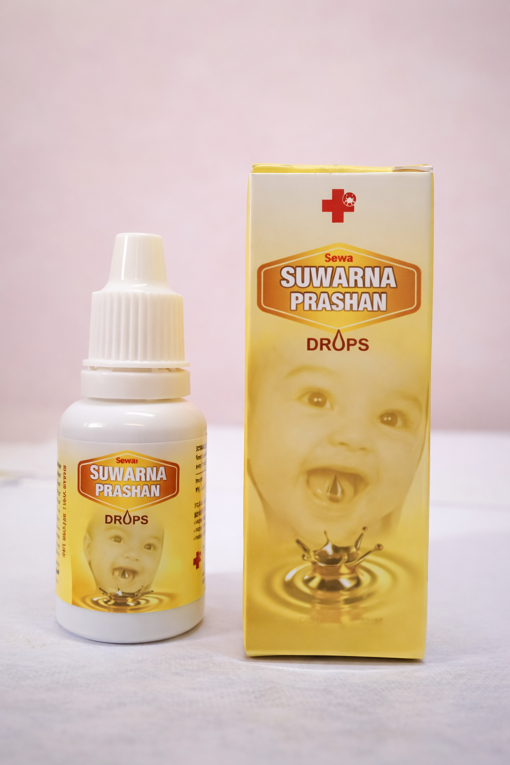 Sewa Suwarna Prashan Drops Sewa Suwarna Prashan Drops Ayurvedic immunity booster for kids with herbal ingredients